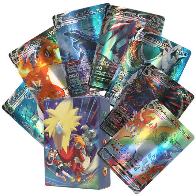 Pok é mon Trainer Card GX Non Repetitive High Attack Power VMax First Generation Pok é mon PTCG Gold Card English Card
