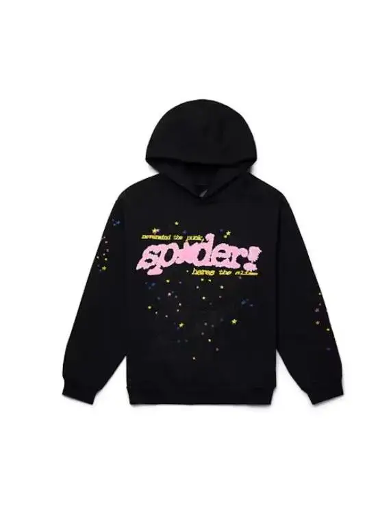 1:1 P*Nk V2 Sp5Der Hoodie Spider Cross-Border Spider Hoodie Sweatshirt Foreign Trade American Trendy Men's Clothing