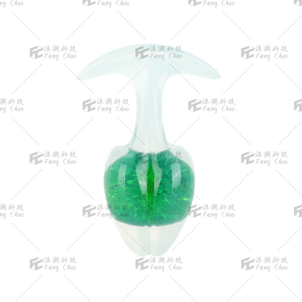 Popular Aurora Crystal Anal Plug Life Emerald Color Anal Plug Sm Sexy Female Masturbator Adult Products