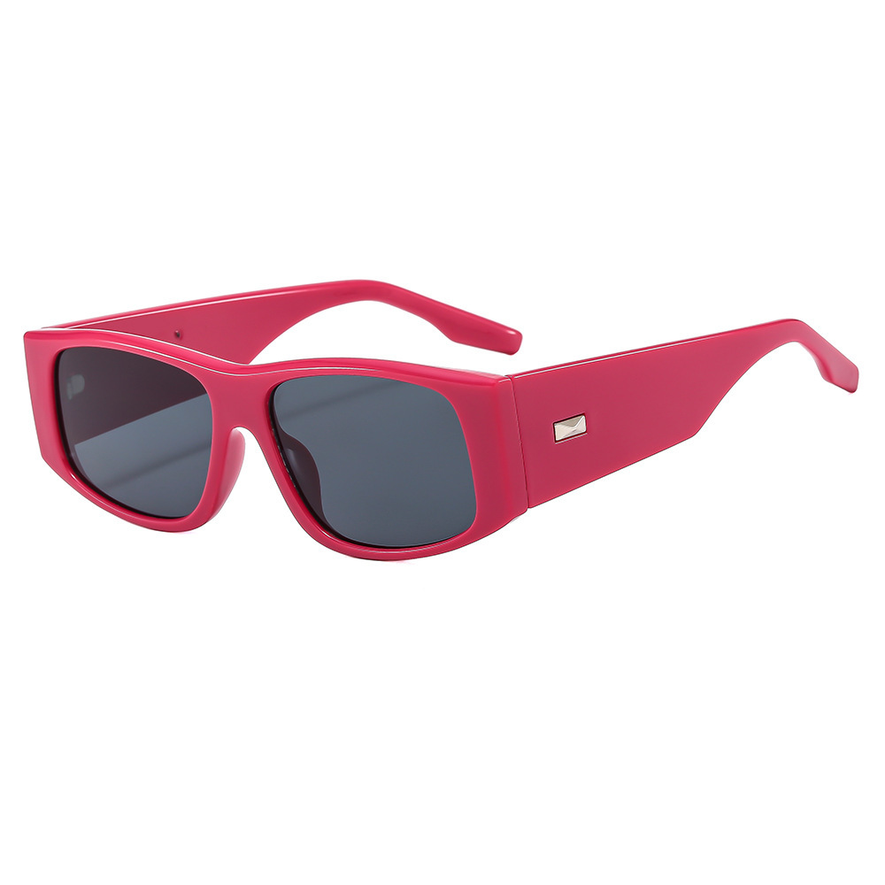 New Men's and Women's Personalized Wear Sunscreen Sunglasses Ins European and American Retro Trendy Rice Nail Sunscreen Sunglasses