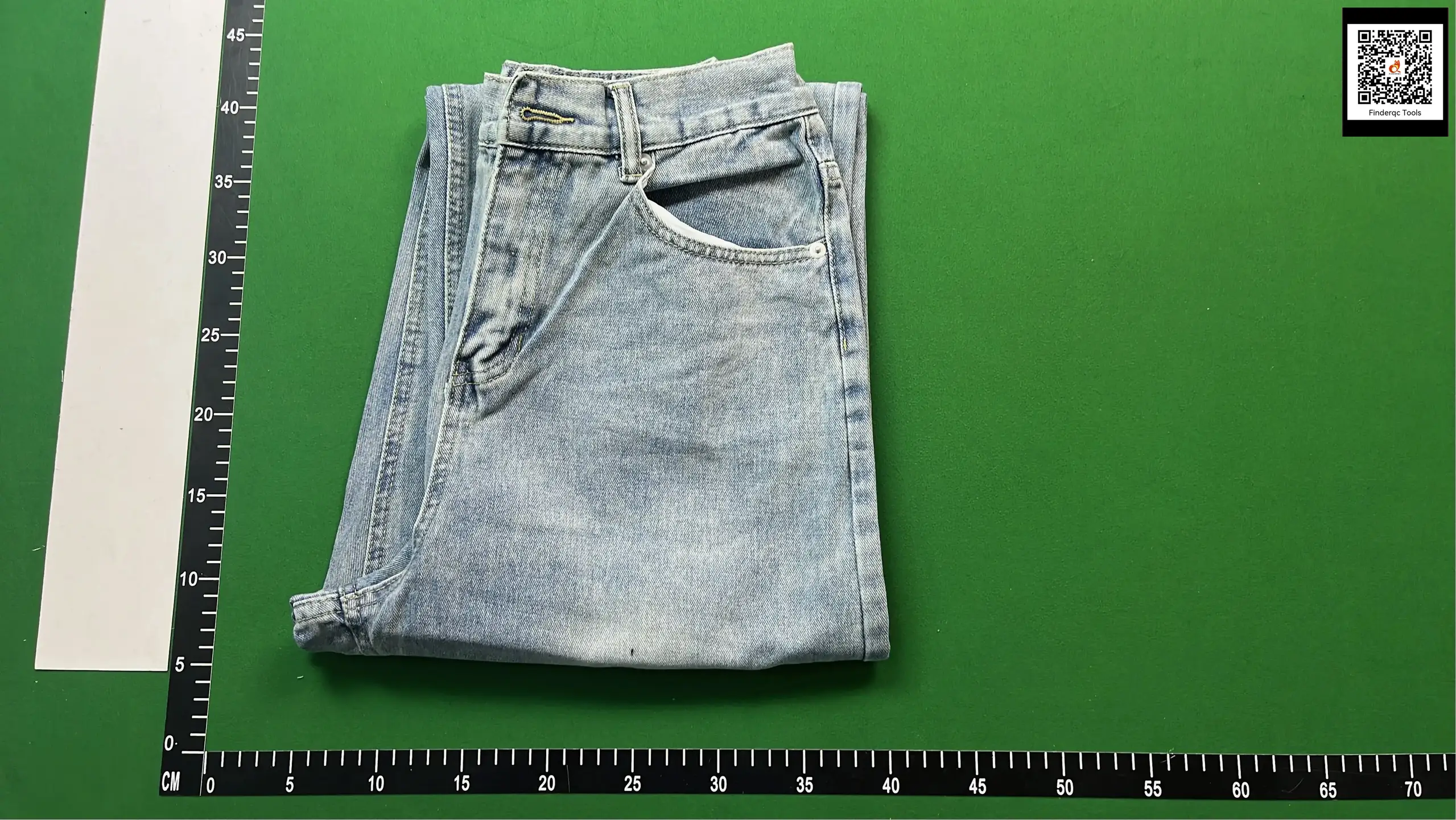 OXFREAK "12OZ Classy Cotton" washed denim light blue Denim men's Straight-leg Drape dad pants