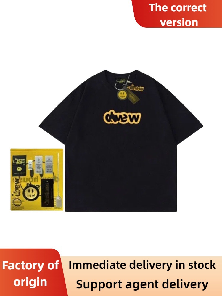 Heavy 300g Smiley Drew High Quality Loose Short Sleeves