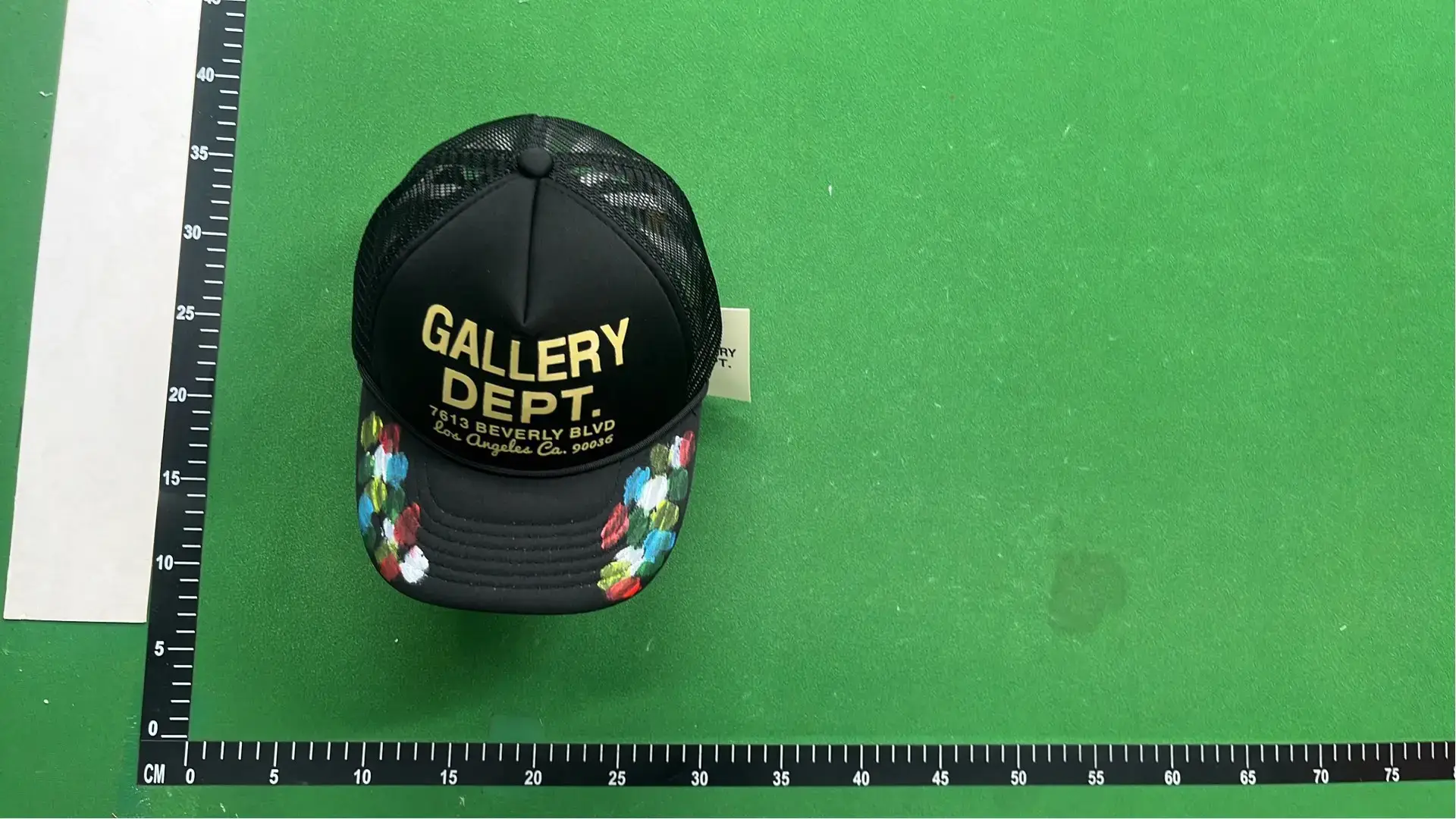 Cross-border American Style GALLERY DEPT graffiti letters baseball cap sun hat peaked cap curved brim hat for men and women