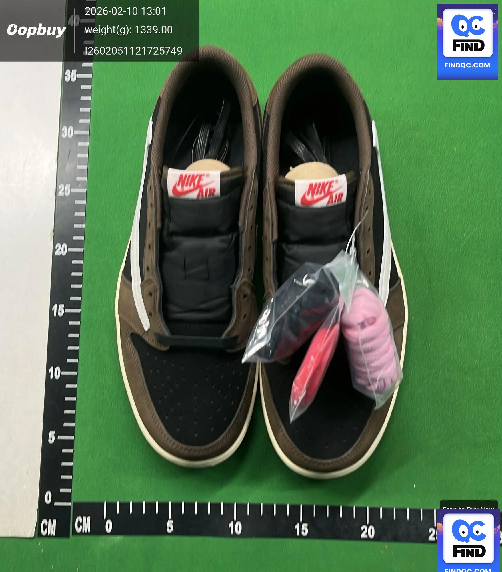 Nike Air Jordan 1 Low Travis Scott QC