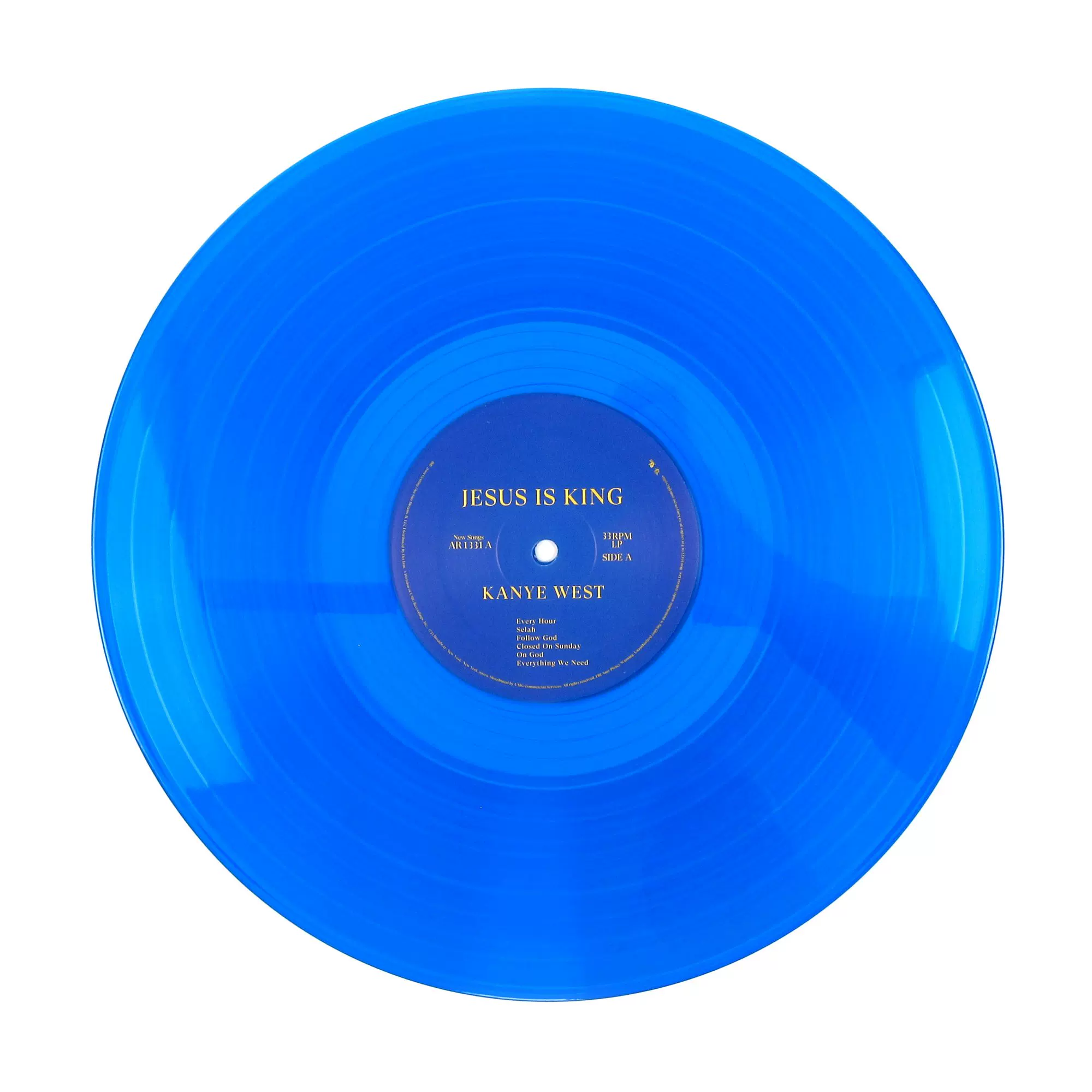 Kanye West Jesus Is King Blue Glue LP JIK Black Glue American Edition Authentic Blue Professional Kanye