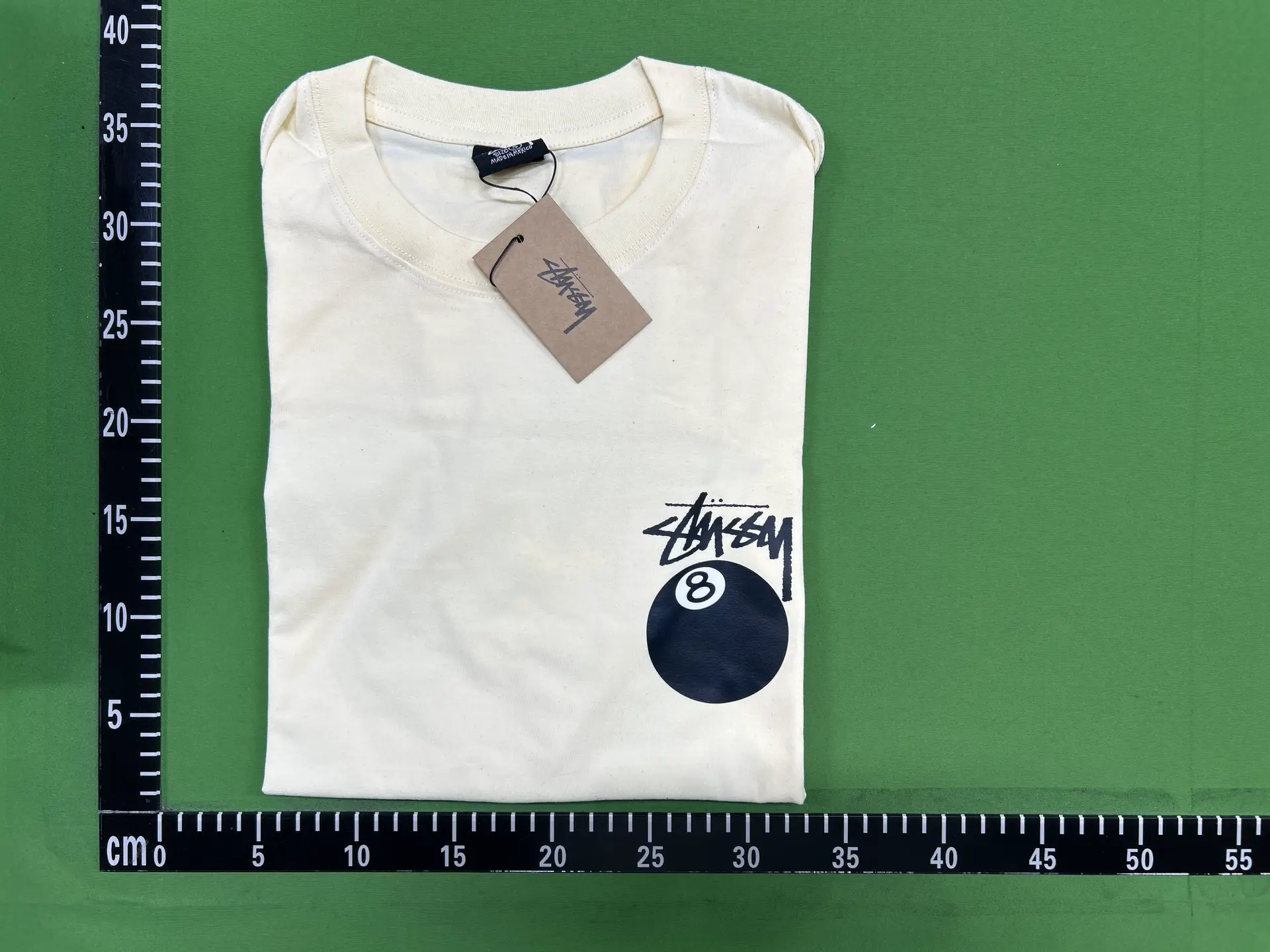 Stussy 8 Ball T-Shirt Cream
