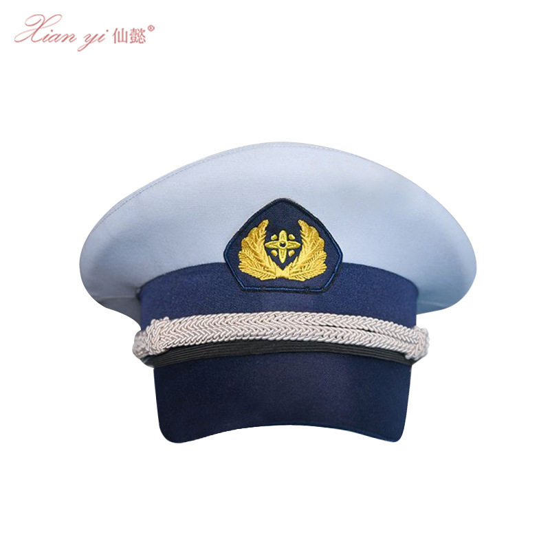 Xianyi Erotic Accessories Pure Desire Blue Navy Hat Abstinence-Style Black Police Hat Sexy Temptation Flirting Accessories
