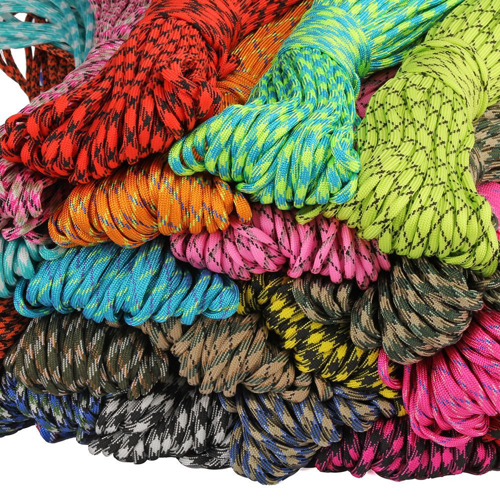 Factory spot 5mm seven-core umbrella rope 5mm outdoor rope life rope cap camping tent braided rope bracelet
