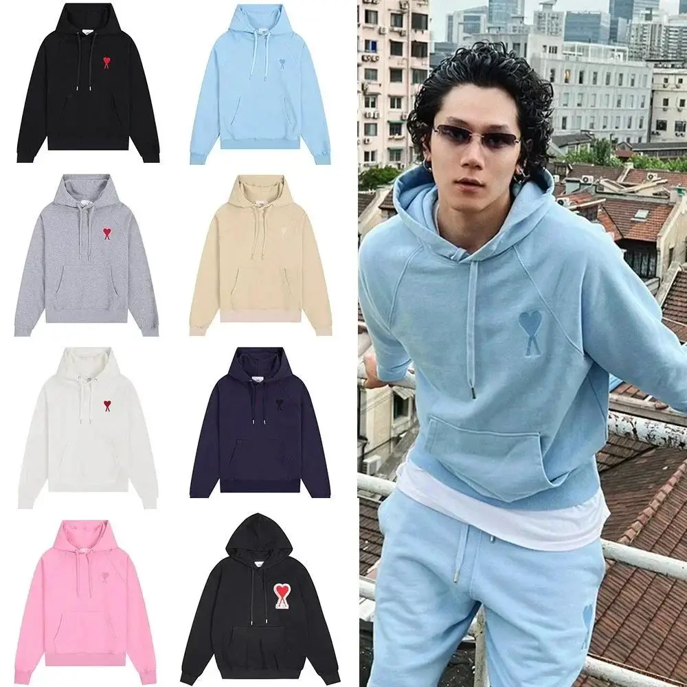 卫衣秋冬长袖连帽男女同款平绣帽衫 repcnfans.com