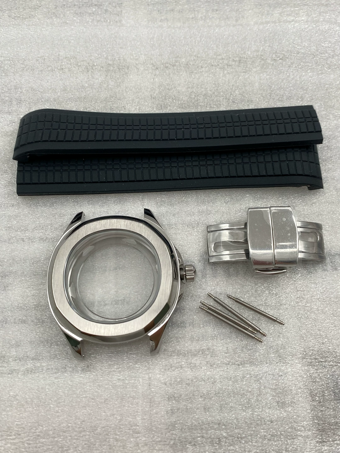 42mm Replacement Grenade Watch Case and Strap Set, Suitable for Nh35 Movement, Sapphire Glass, Suitable for 32mm Dial QC-foto van TAOBAO op Qualit.ly