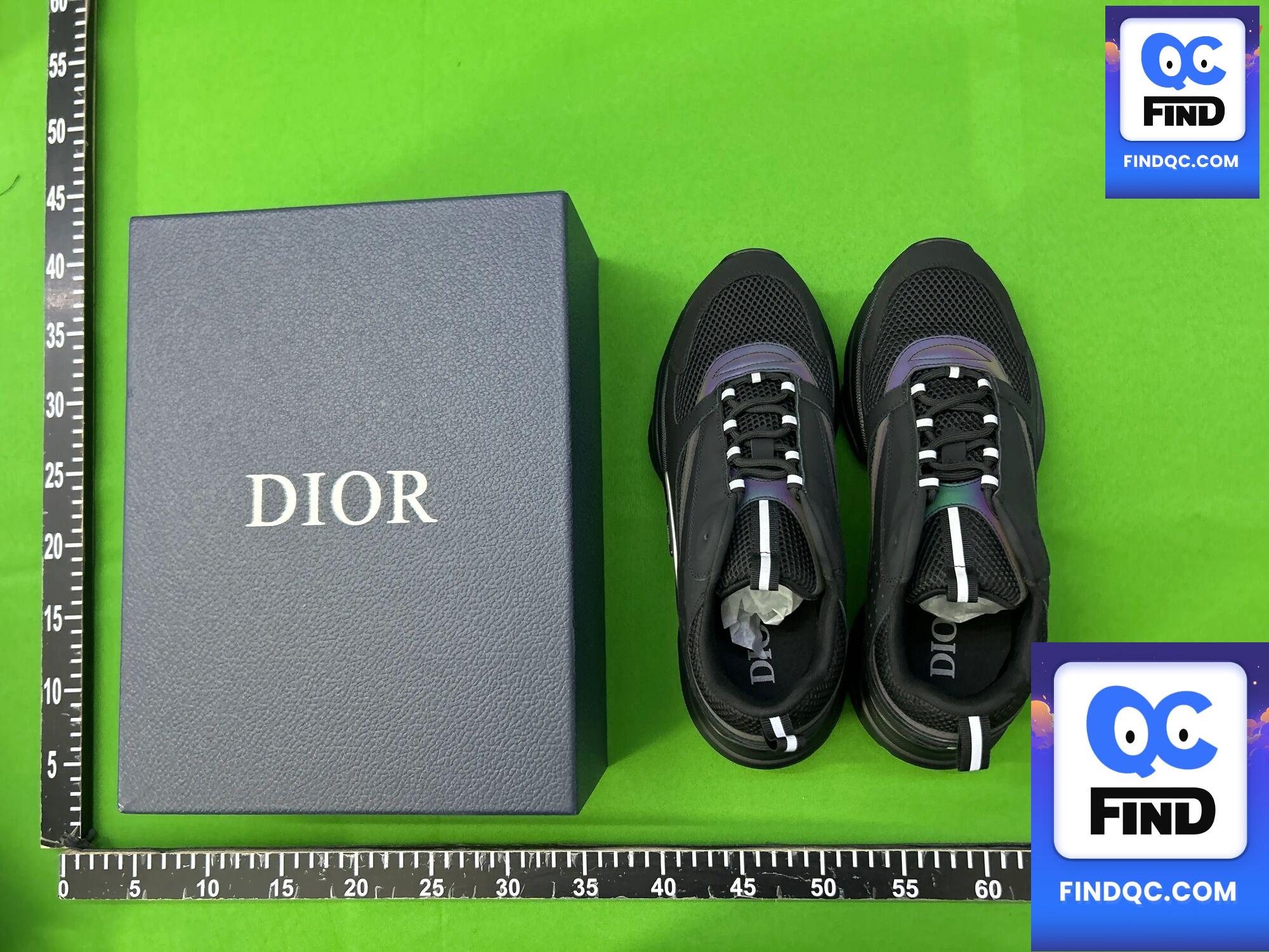 Dior B27 sneakers black — zdjęcie QC 3