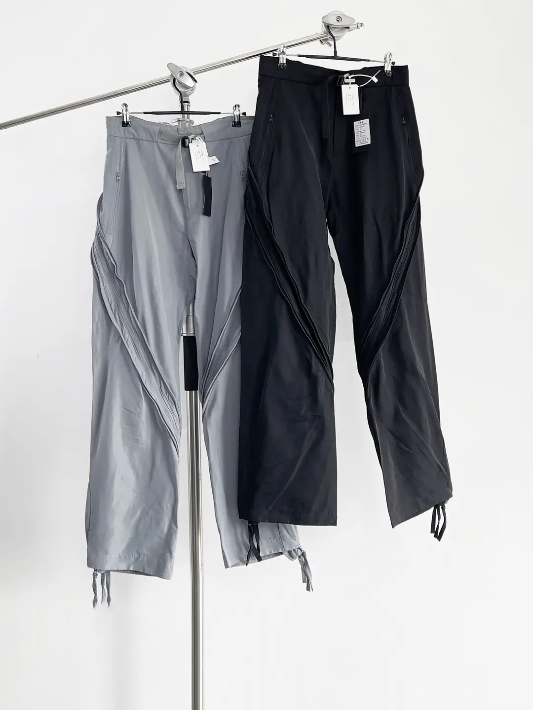 [in Stock] Paf4.0 Deconstructed Long Zipper Slit Twist Loose High Street Avant-Garde Functional Casual Nylon Pants