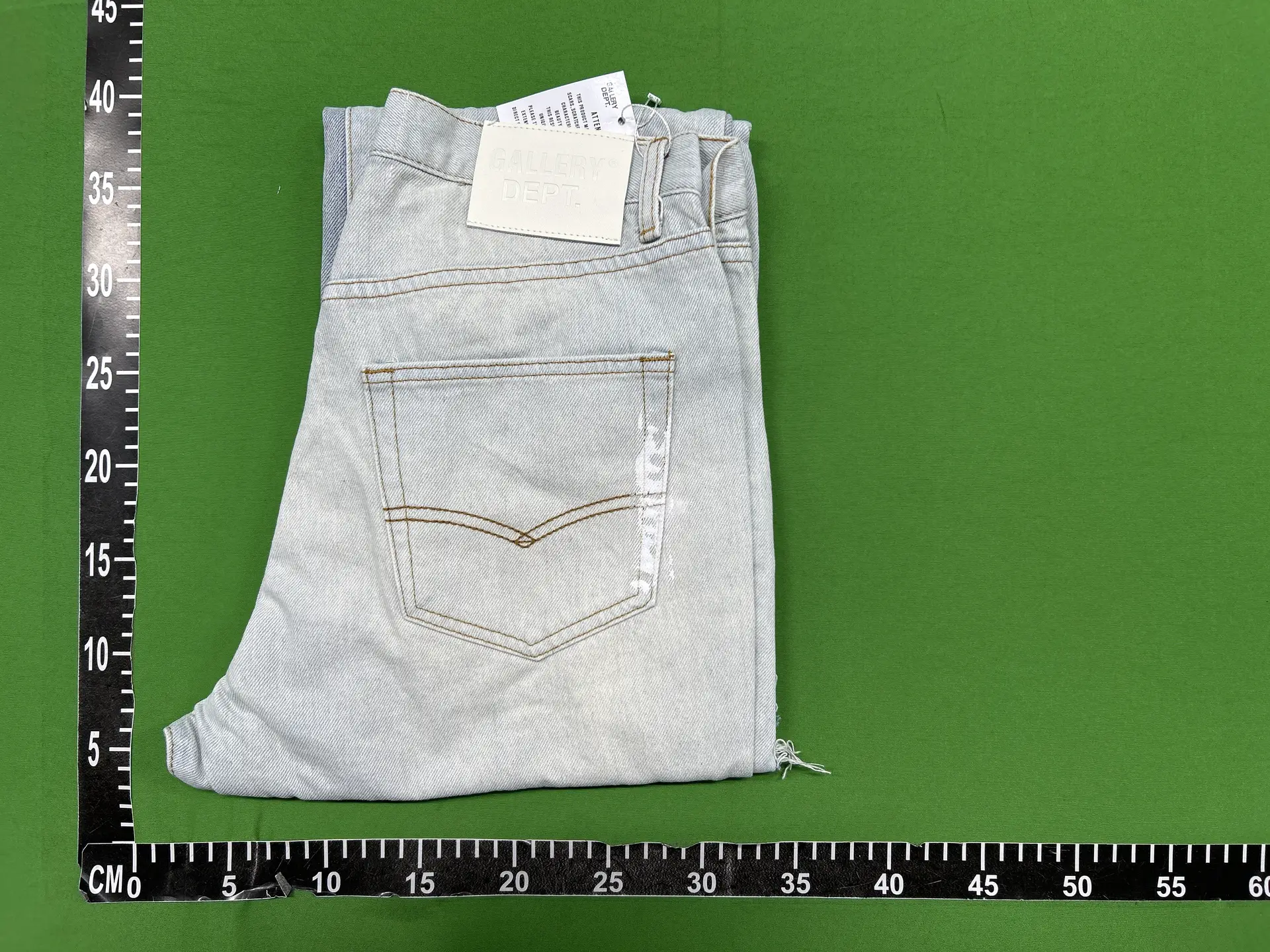 Disruptive style denim pants GALLERY DEPT high street jeans distressed washed wide leg pants 2025 spring workwear jeans youth casual denim pants