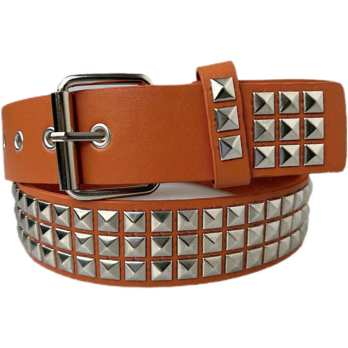 Studded Belt Orange