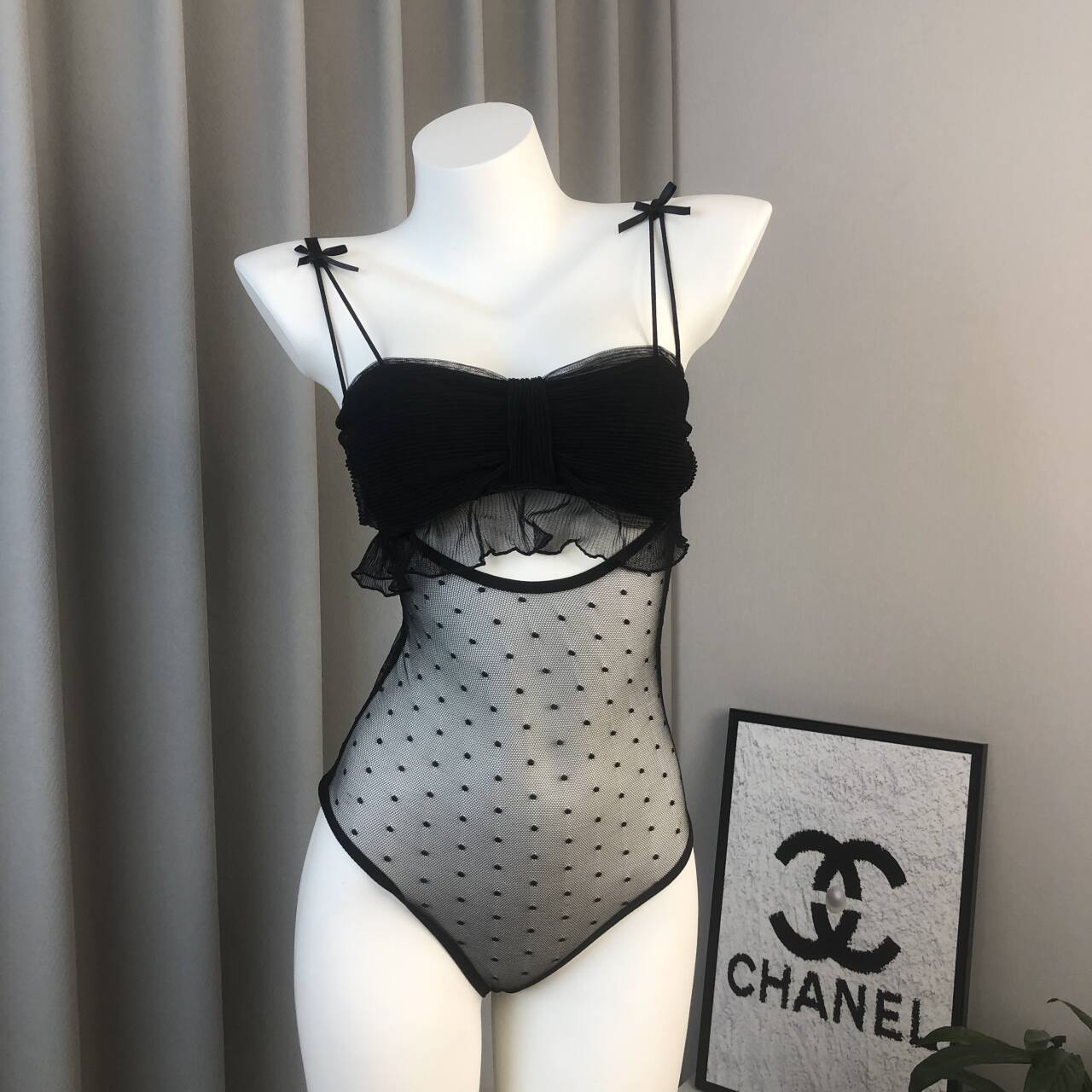 Gardenia sex underwear chest pad lace perspective pure want sling conjoined vest small chest big suit wholesale 8021