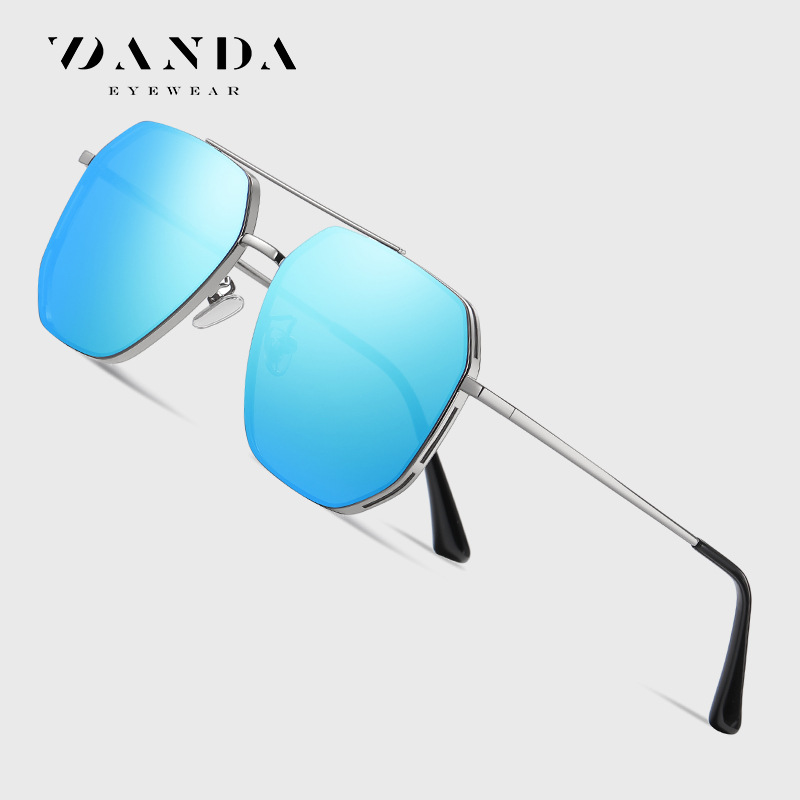 New Polarized Sunglasses Men's Fashion Colorful Sunglasses JS8518 Driver Driving Anti-UV Sunglasses