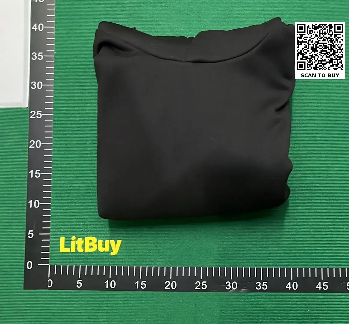 black hooded sweatshirt