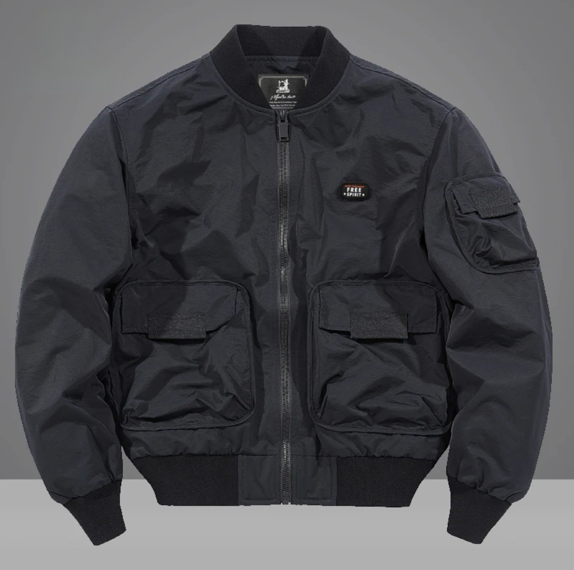 Winter Jacket Men's cotton and thickening Multi-Pocket Workwear Spring and Autumn Windproof Baseball Suit Jacket Men's Loose Casual