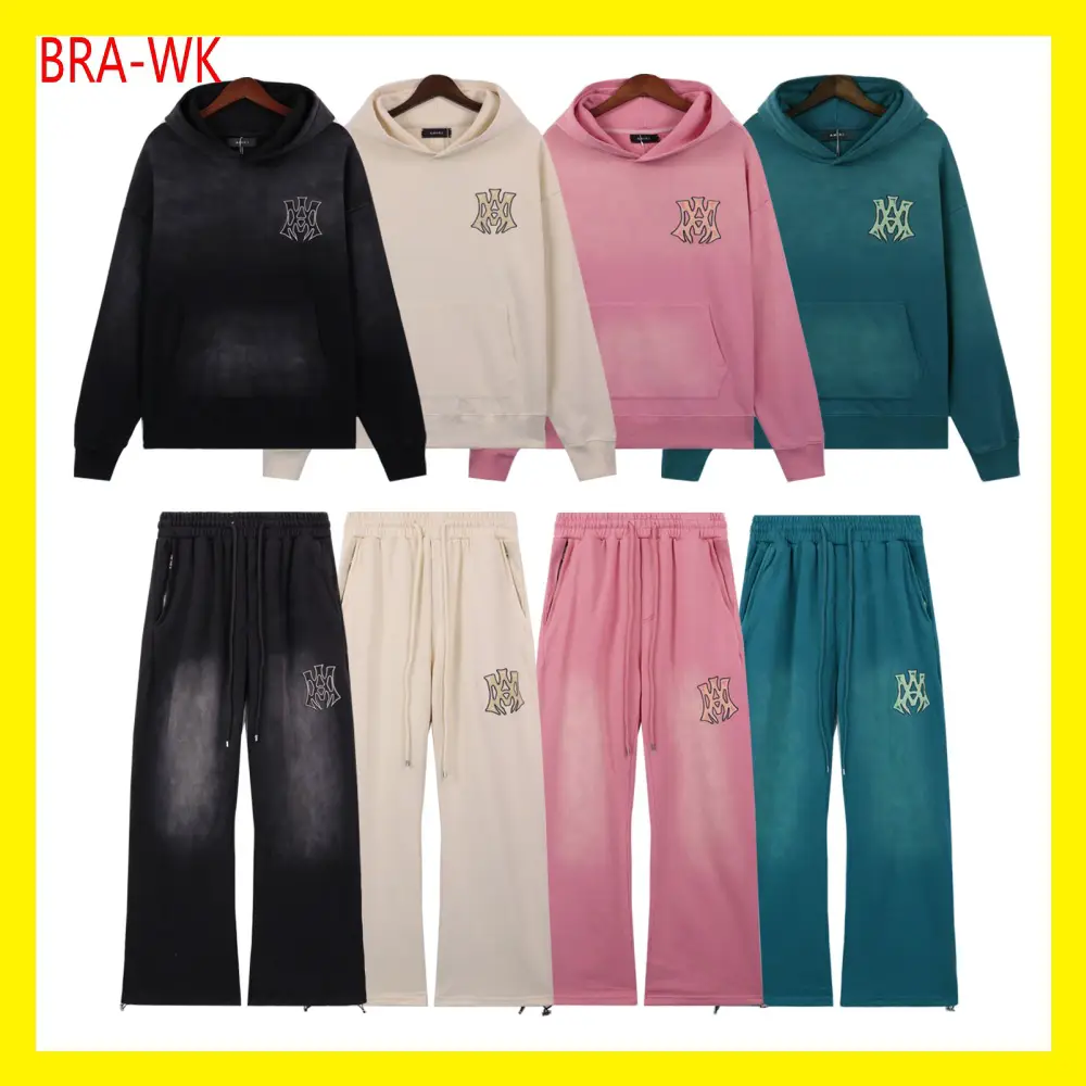 HS-B Autumn/Winter Series: Foreign Trade Wholesale, High Street Trendy Brand, Used Heavy Industry, Head Printed Hoodie, Hoodie, Pants