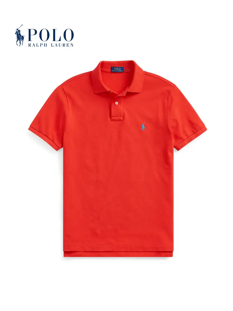 Ralph Lauren Men's and Women's Classic Silm Grid Short Sleeve Tennis Shirt Rl12216