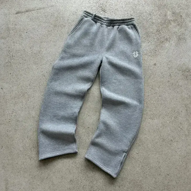 Cross-border 2025 New Popular S Embroidery Printing Series Youth Couple Casual Wide Leg Pants Sports suit