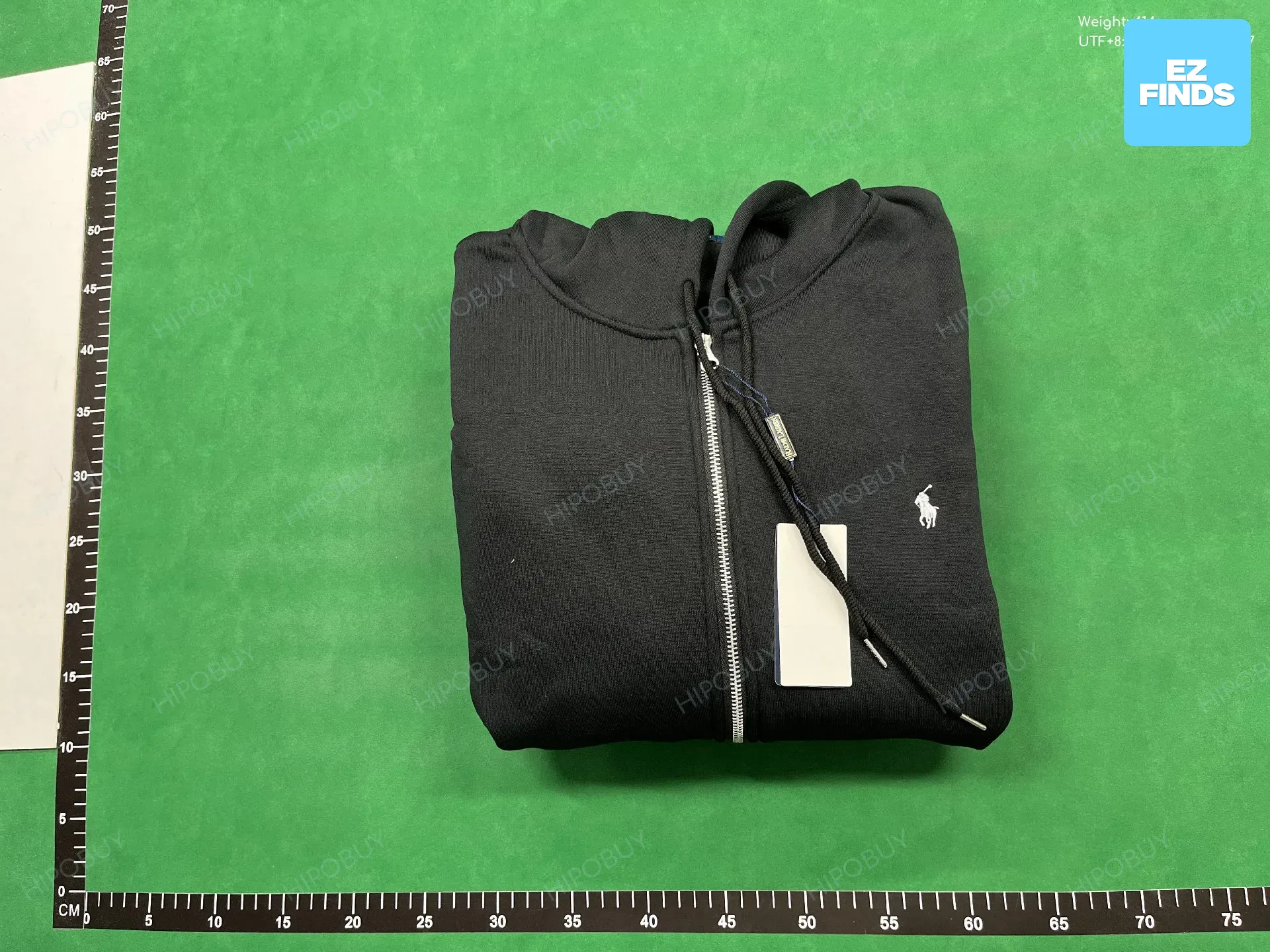 Versatile Rl Cross-Border Foreign Trade Polo Sweatshirt Set with Embroidered Pony Logo, Hooded Cardigan with Fleece, Casual Loose Jacket photo QC de 1688 sur Qualit.ly QC