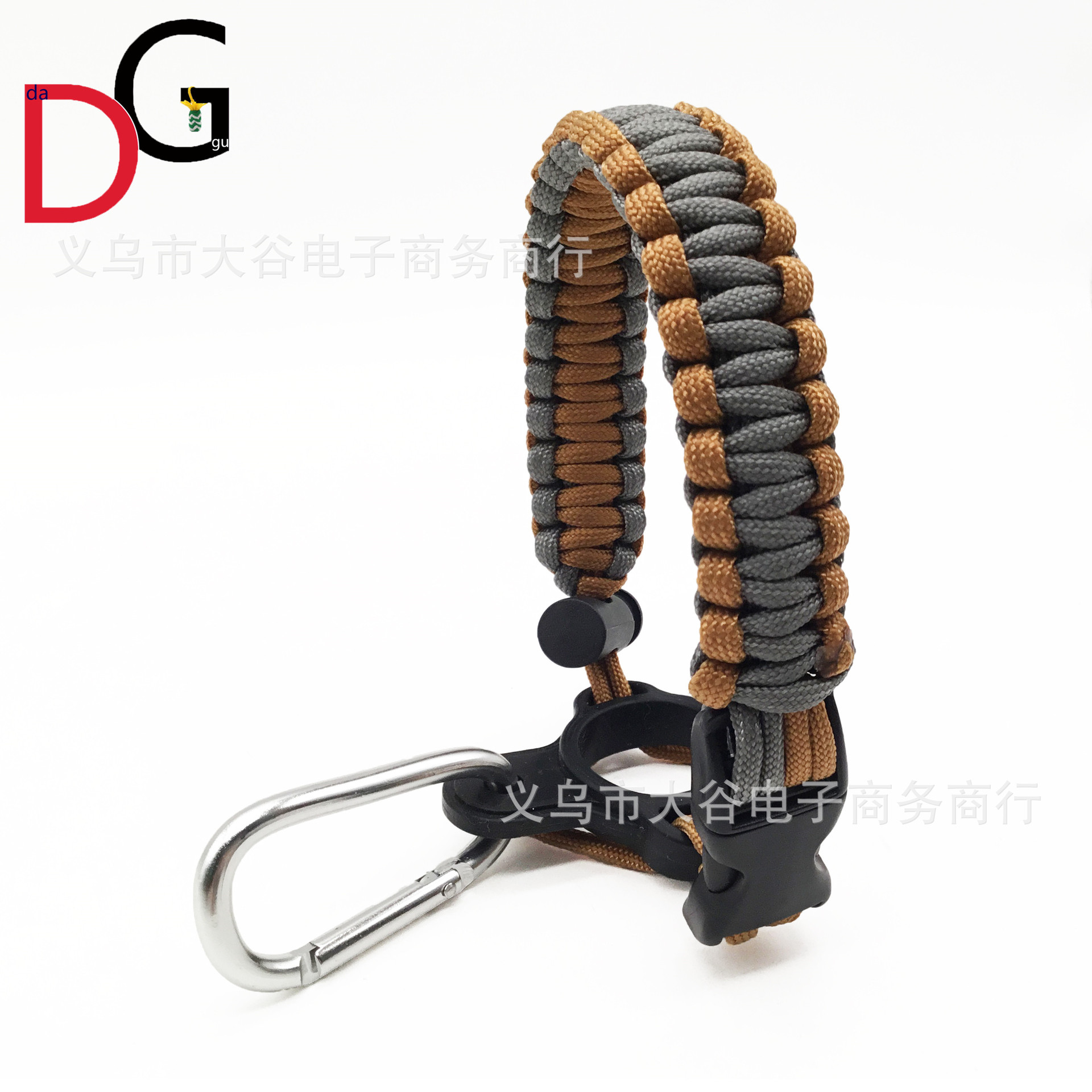 Outdoor Paracord Braided Coke Bottle Thermos Cup Handle Silicone Ring Satchel Rope Bowling Cup Satchel Rope