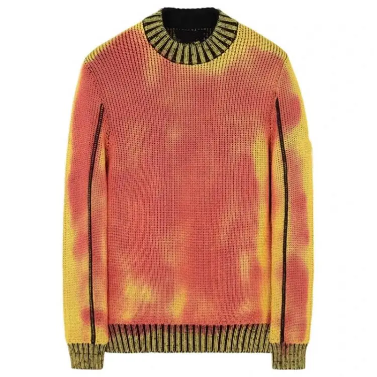 Round Neck Pullover Knit Sweater