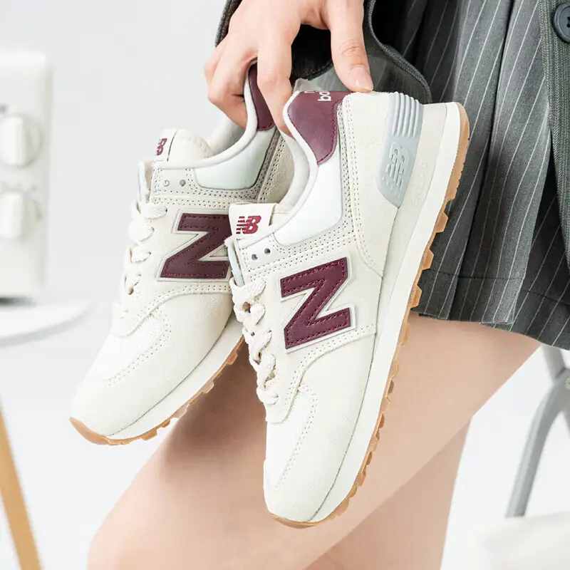 New Balance Nb Men's and Women's Shoes 2025 Summer New arrival Sports Shoes 574 Low Ankle Abrasion Resistant Retro Casual Shoes