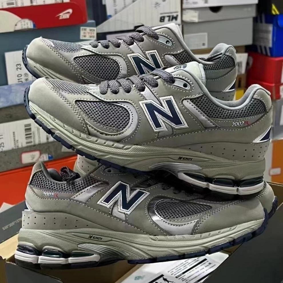 European Trendy Shoes Cross-Border Nb2002 Retro Men's and Women's Running Shoes Nb Couple Casual Jogging Shoes Classic Sports Shoes