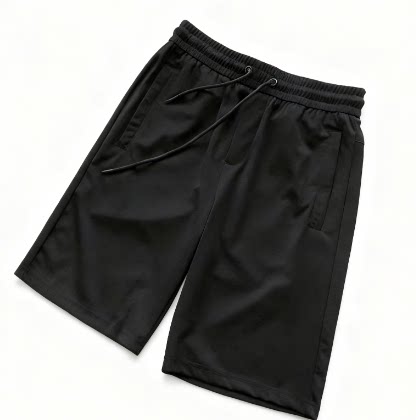 Left pants with gray circle inside Ω and round rope three color shorts 22122508 Foto QC de TAOBAO na Qualit.ly