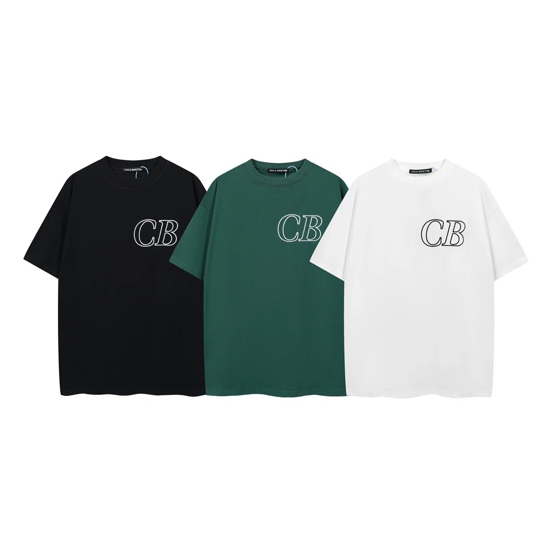 CB Simple Letter Logo Short-Sleeve T-Shirt-MLMLSPTS0303