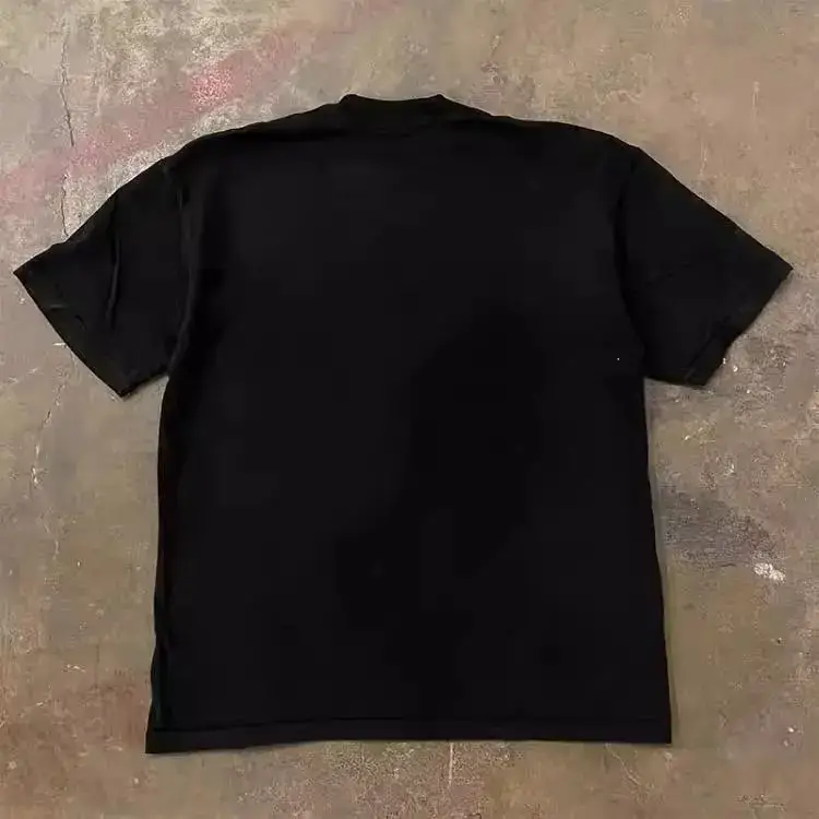 Overseas Order Surplus ~ Label Removal Export Vintage American Style Heavy weight Short-Sleeve T-Shirt for Men and Women Ins pure cotton Tops