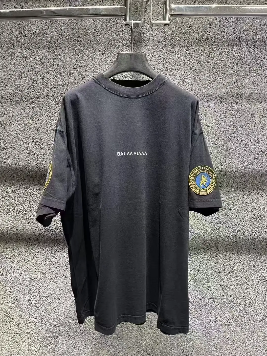【Direct from the Source】Summer New Trendy Brand Collaboration Embroidered Letter Logo Loose Short-Sleeve T-Shirt for Men