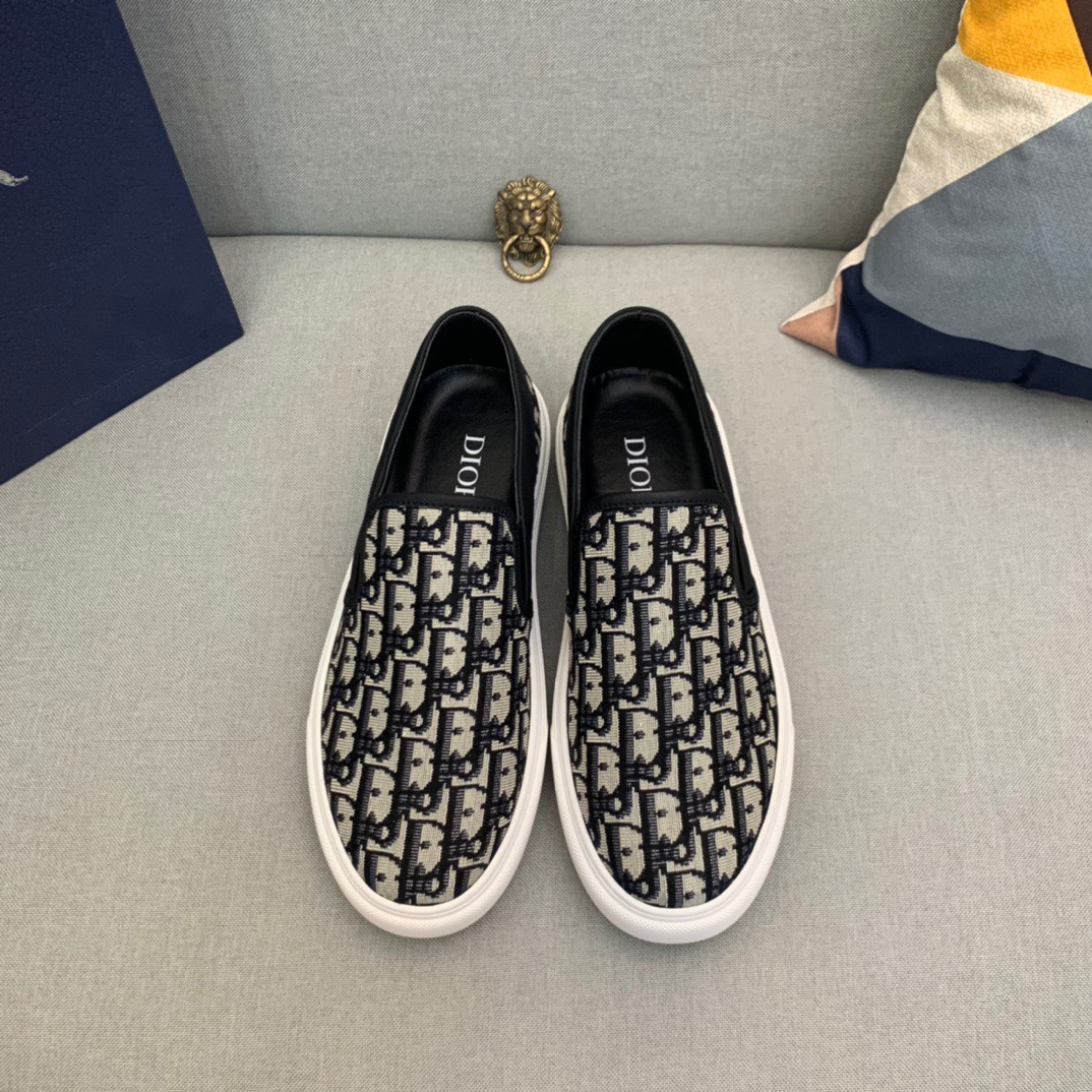 Dior Oblique Slip-on Loafers