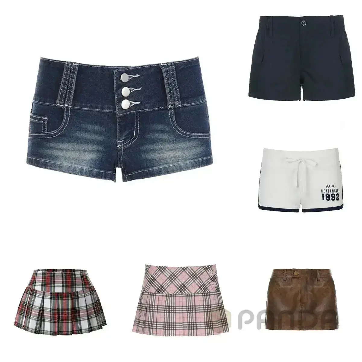 高质量低腰修身显瘦短裤半身裙 pls add whatsapp: 18030258501 if u need size guid