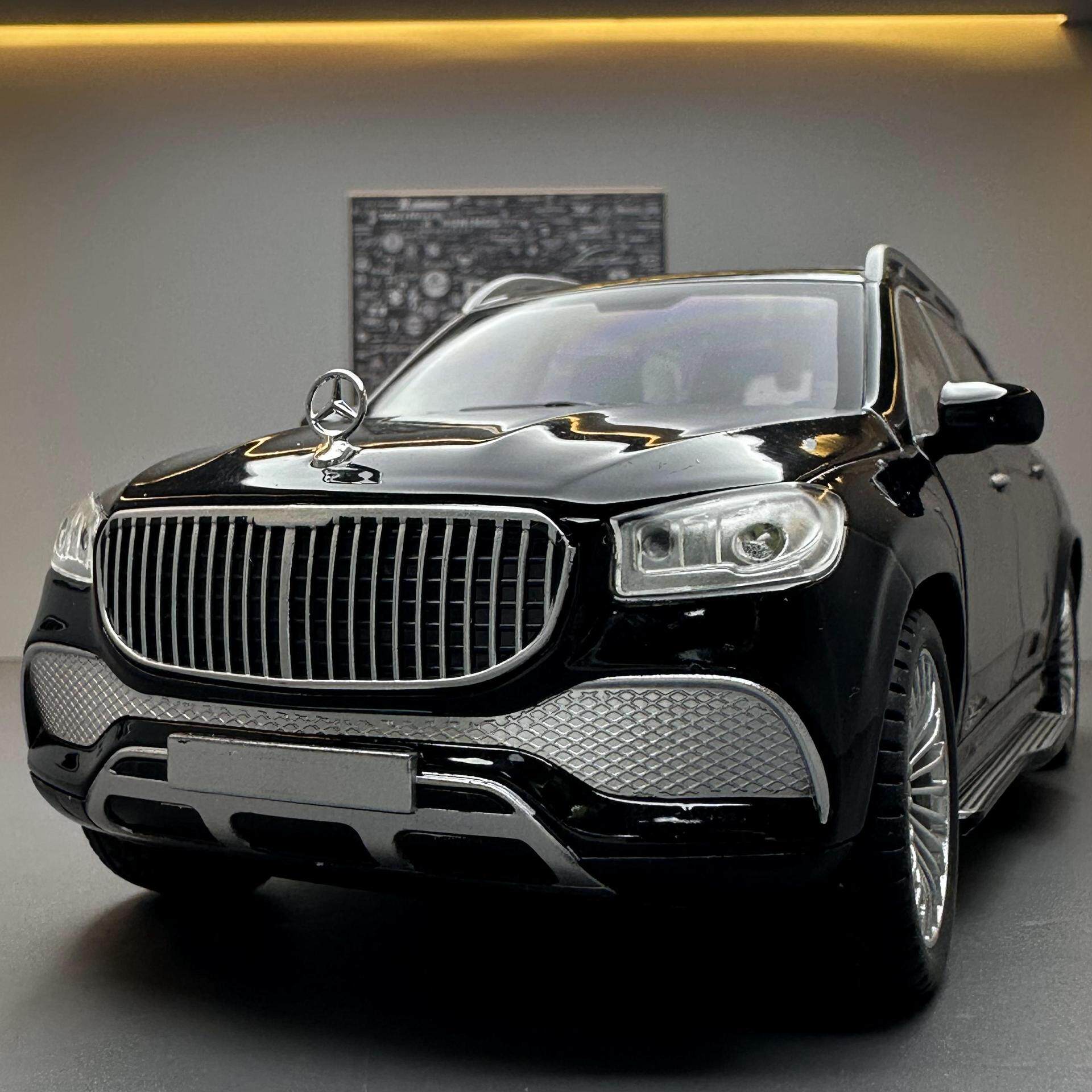 Maybach Gls600 Simulation Car Model Office Desktop Decoration Ornaments Living Room Wine Cabinet Tv Cabinet Decoration