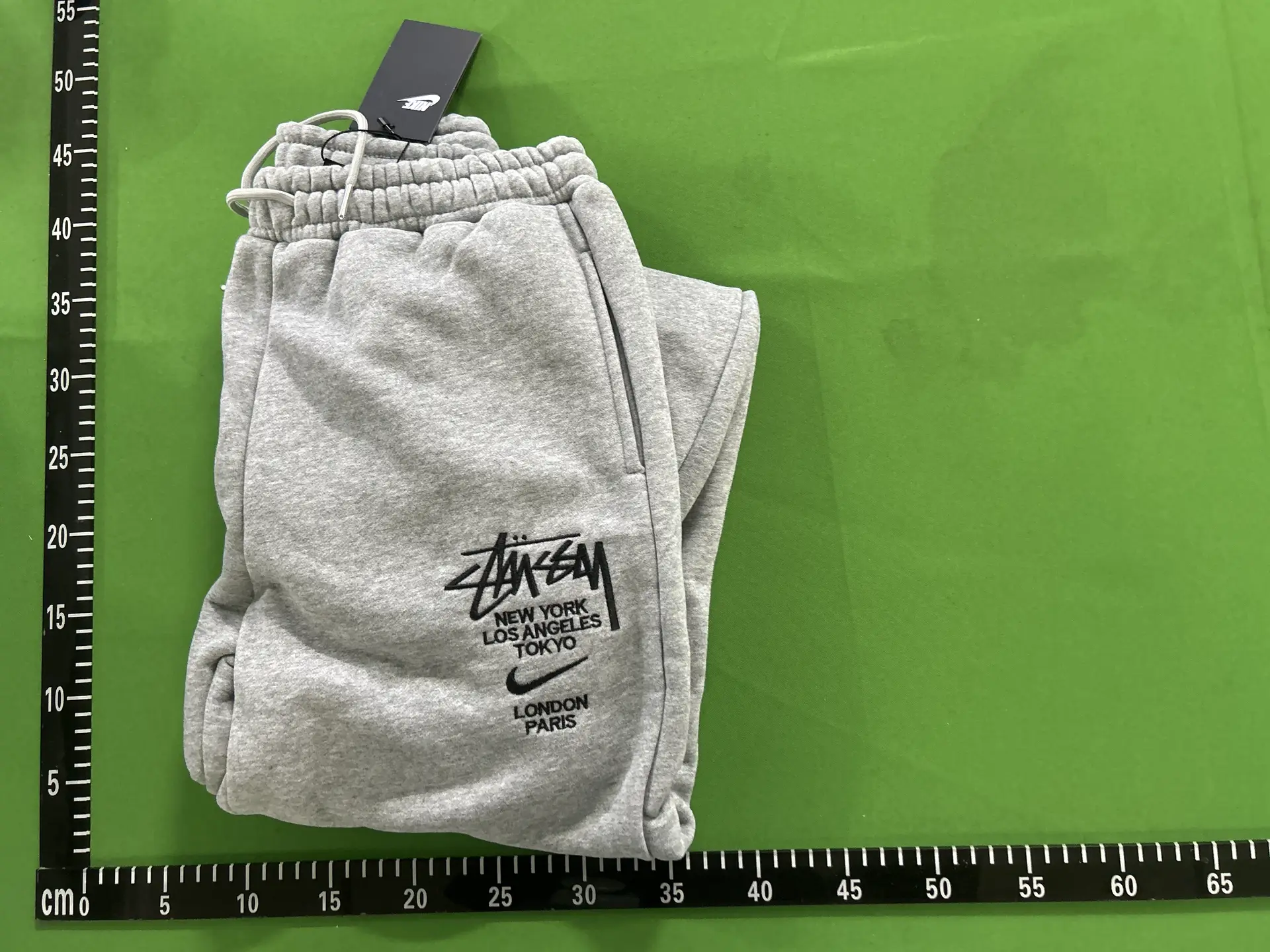 High-Quality Trendy Loose Autumn and Winter Thin Fleece Jogger St Collaboration Sweatshirt and Pants Set Unisex Clothing
