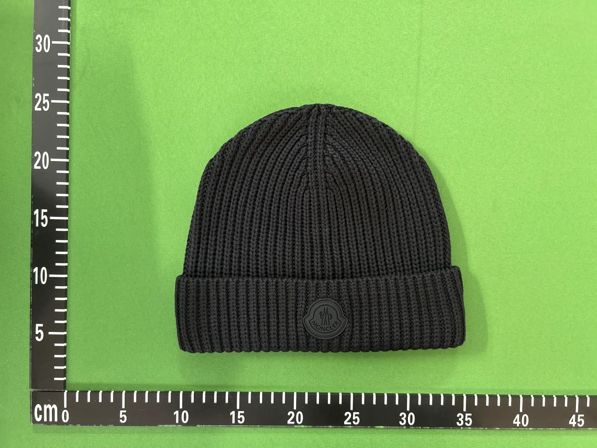 Moncler Black Cotton Hat