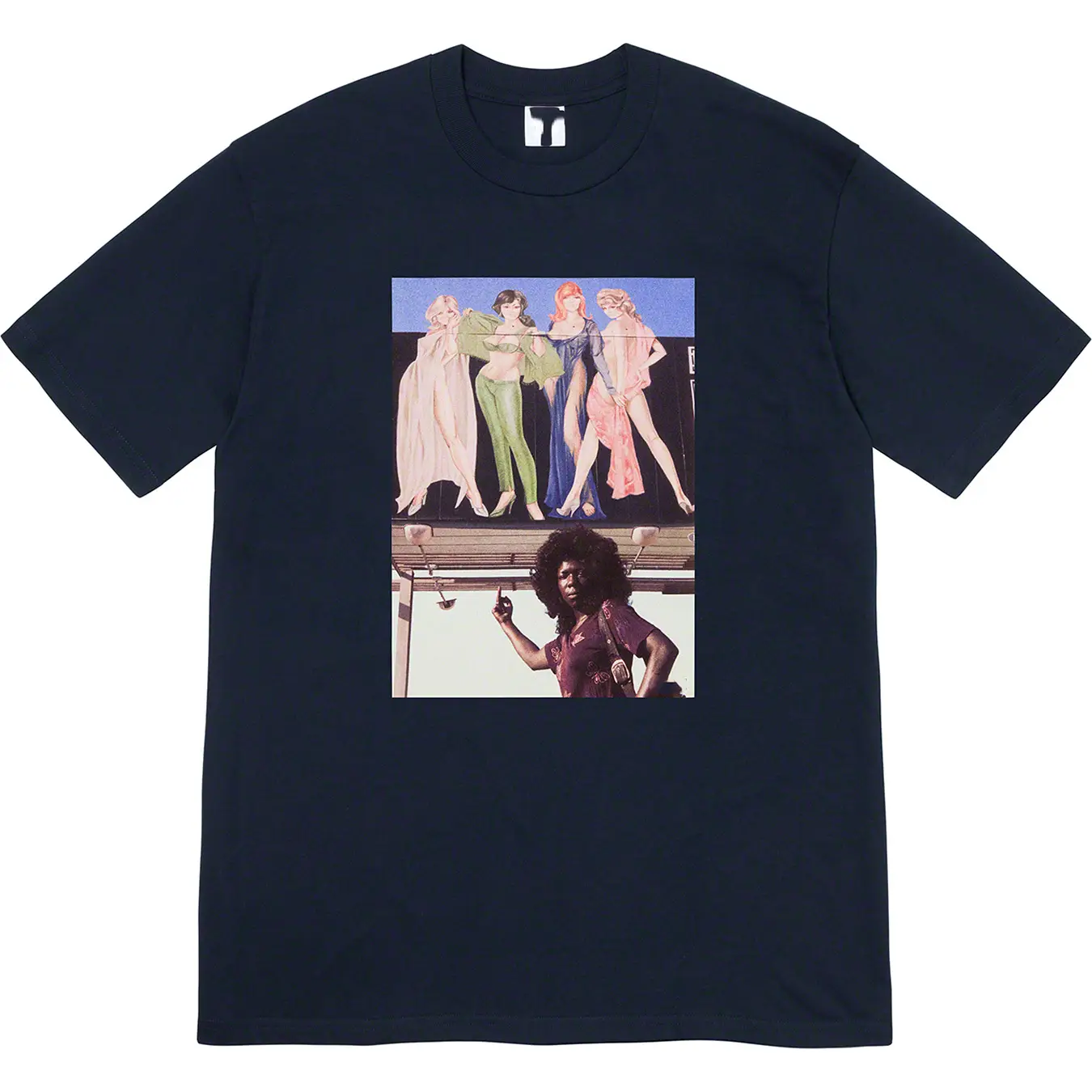 19Fw American Picture Tee American Woman Photo Print Short-Sleeved T-Shirt for Men and Women