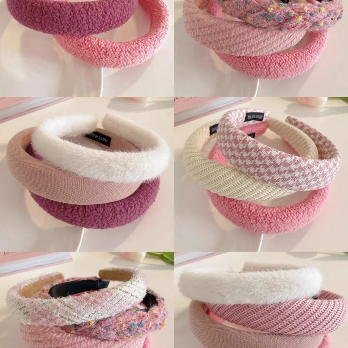 South Korea autumn and winter hairband sweet small clear new high cranial top pressure hair band high-end feeling daily Joker hair accessories wholesale