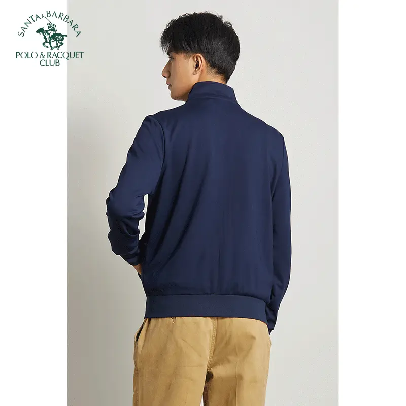 St. Paul Men's Clothing New arrival Stand Collar Cardigan Casual Knitting Tops Middle Ages Long sleeves T-Shirt Ps19Kj105M