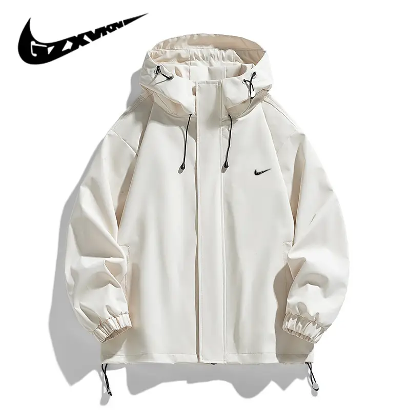 Men's Clothing 2025 Spring & Fall Outdoor Jacket Men's Single Layer Thin Pure Color Mountaineering Clothing Couple Windbreaker Jacket Women