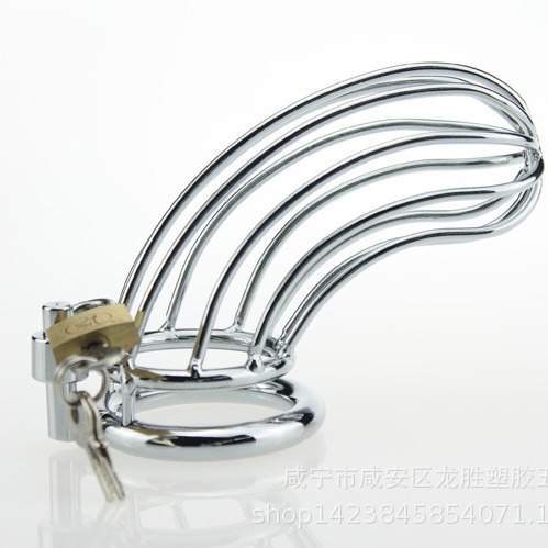 Toy sexy metal stainless steel CB men's chastity lock with adult supplies factory direct supply wholesale cross-border delivery