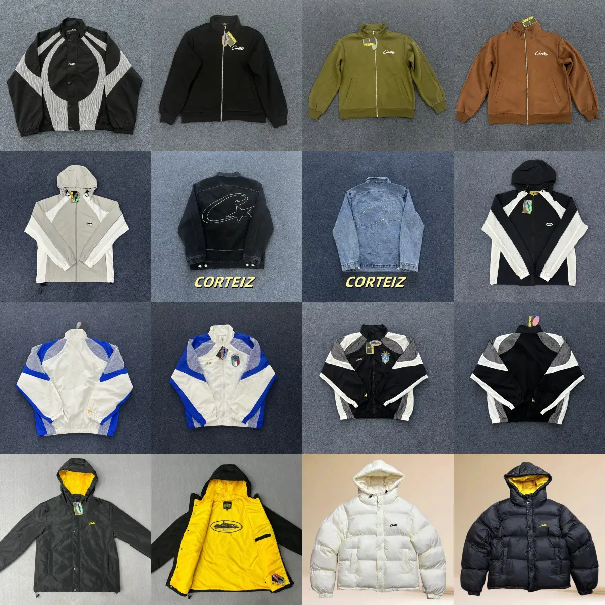 Cross-Border Supply Alcatraz Corteiz Embroidered Ins Small Label Hip-Hop Jacket Letter Logo Jacket Outdoor Windbreaker