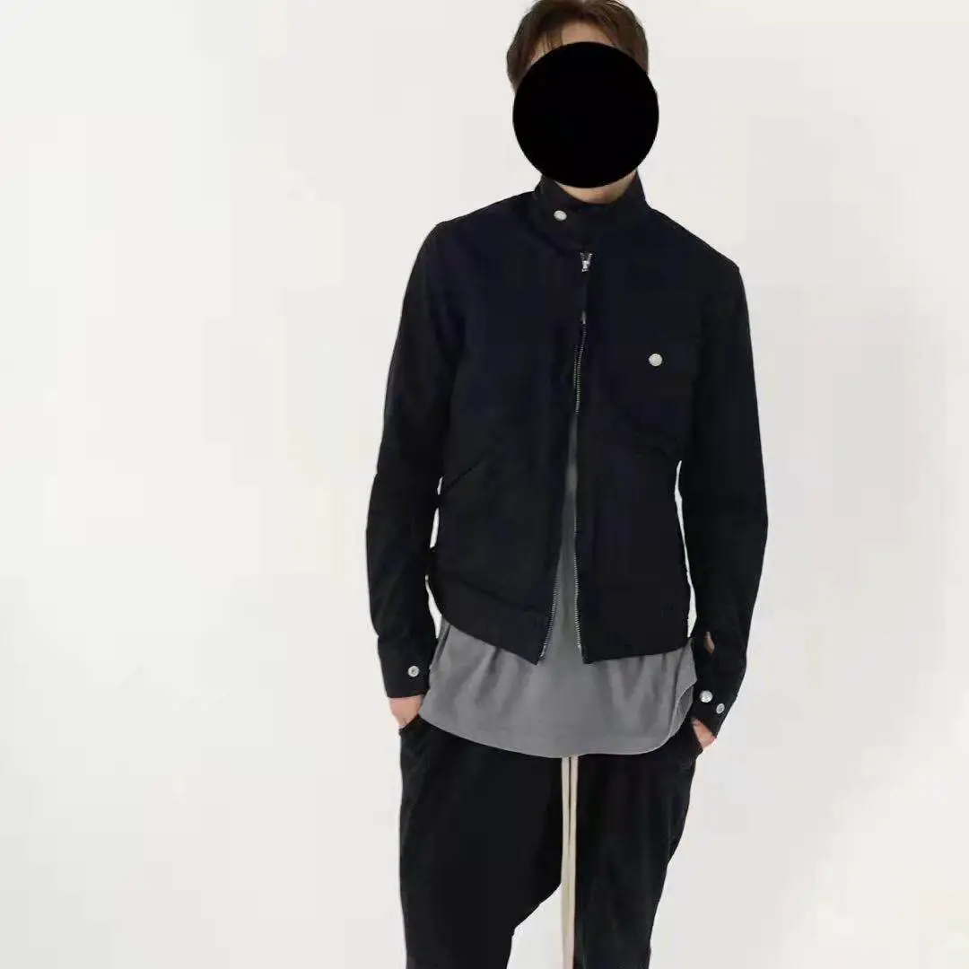 Af Takahiro Miyashita the Soloist Spring and Autumn Jacket Ykk Hidden Zipper Vibe Style Long-Sleeved Trendy Thin Coat