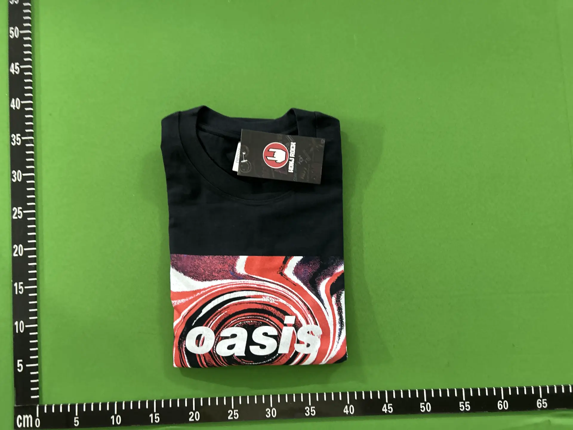 Oasis Oasis Band New Rock T-Shirt Retro Punk Short-Sleeved Men's and Women's Pure Cotton Summer Short-Sleeved