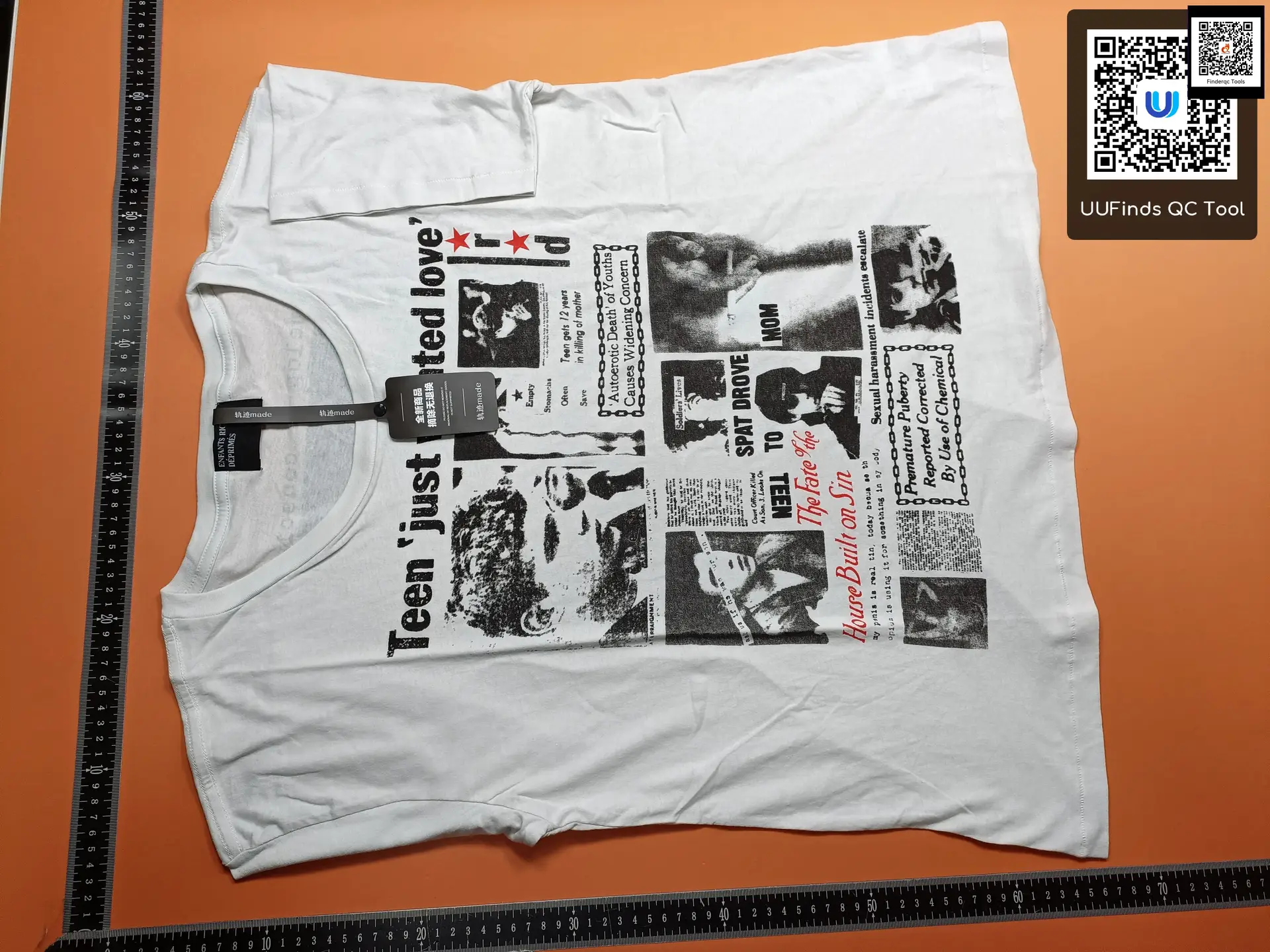 Erd24Fw Melancholic Rich Second-Generation Rebellious Youth Family Trauma Washed Distressed Short-Sleeved T-Shirt Boxy Version