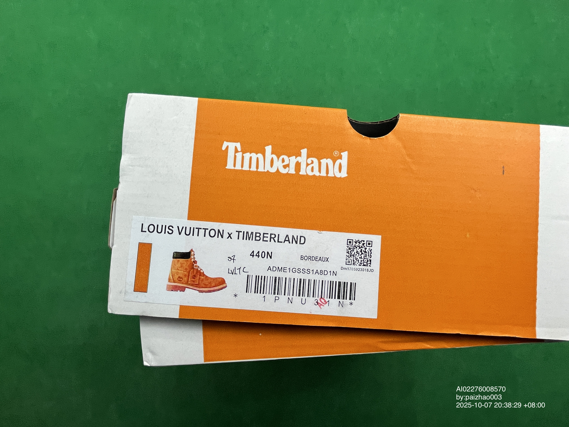 Louis Vuitton x Timberland boots QC