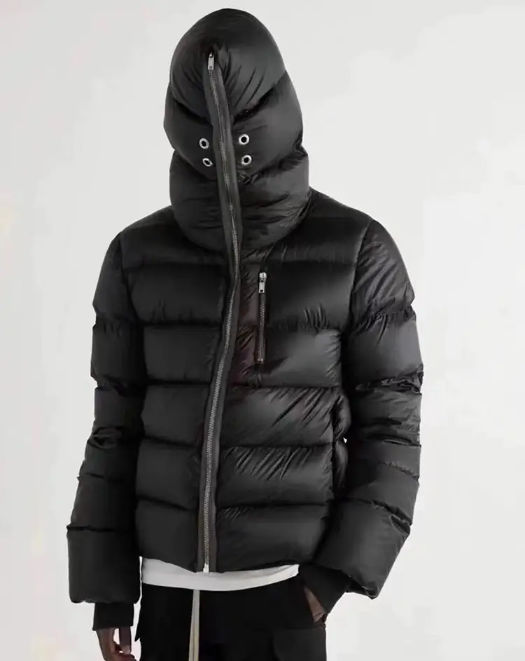 Dark Pioneer Ro Main Line Black Niche Hooded High-End down Jacket Goose down Puffer Coat Unisex